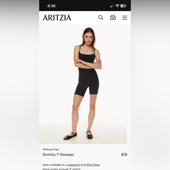 Wilfred Pants - Divinity short romper